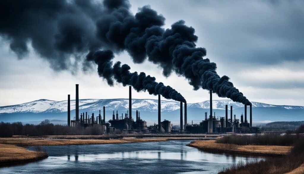 air and water pollution