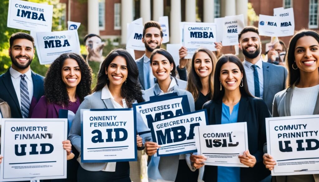 mba students receiving financial aid